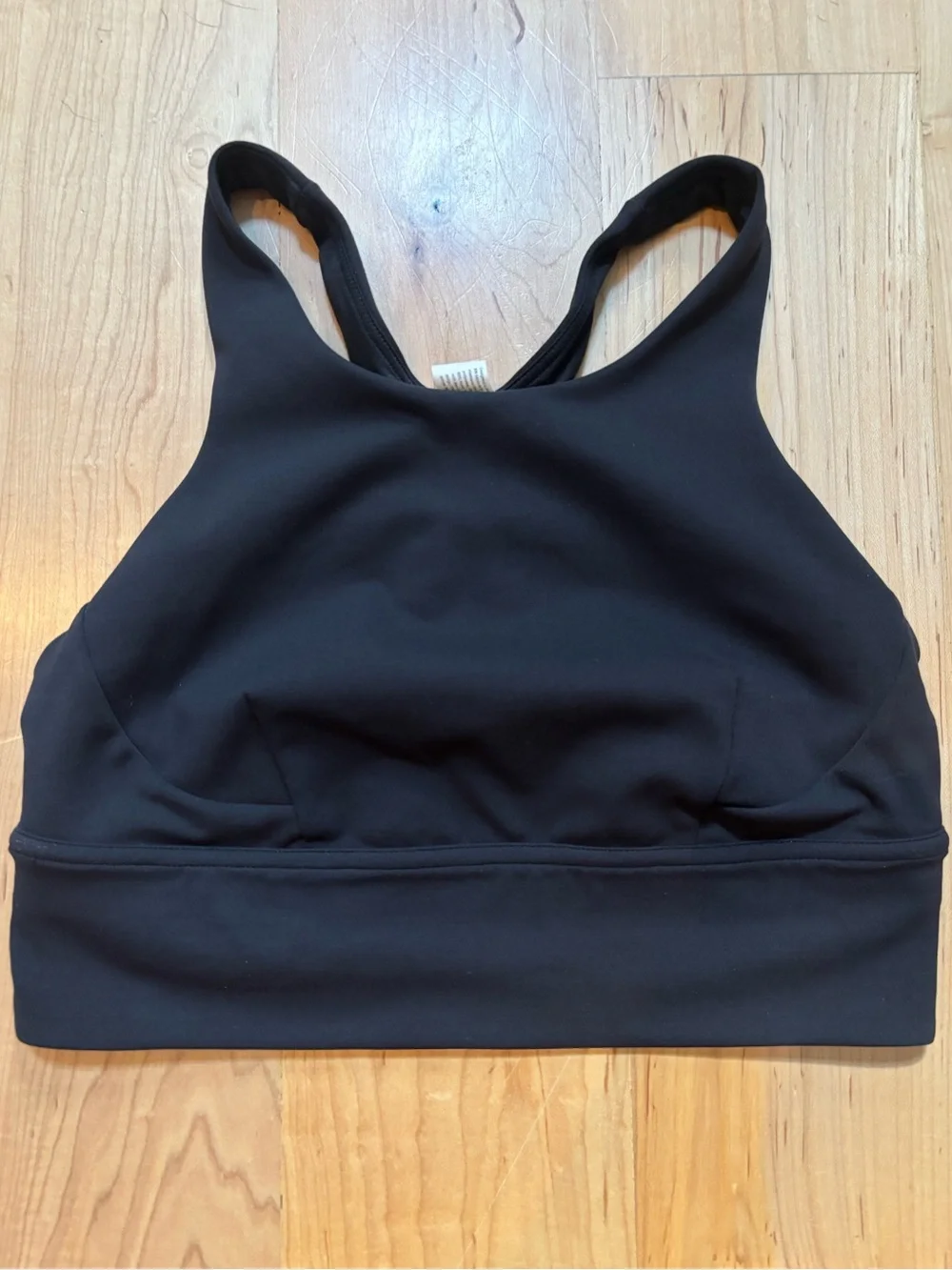 Lululemon Black Wunder Train Long-Line Bra *Medium Support